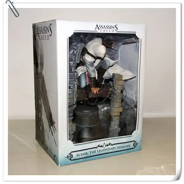 28 см Creed Origini Bayek Aya Legendary Altair ПВХ фигурка игрушка кукла рождественский подарок для детей - Цвет: Altair no BOX