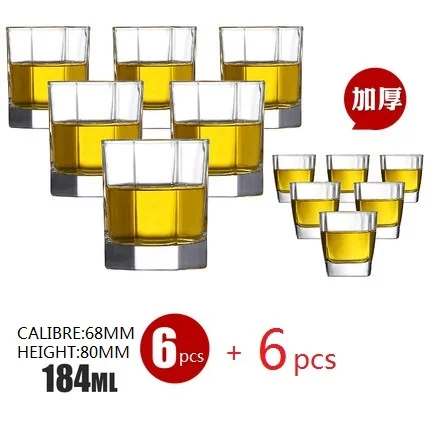 Oussirro 6/12/набор Grande Bling Диаманте Vinho ccrystal Chumbo-Alta Capacidade livre виски XO коктейльное для водки, пива посуда для напитков - Цвет: A10