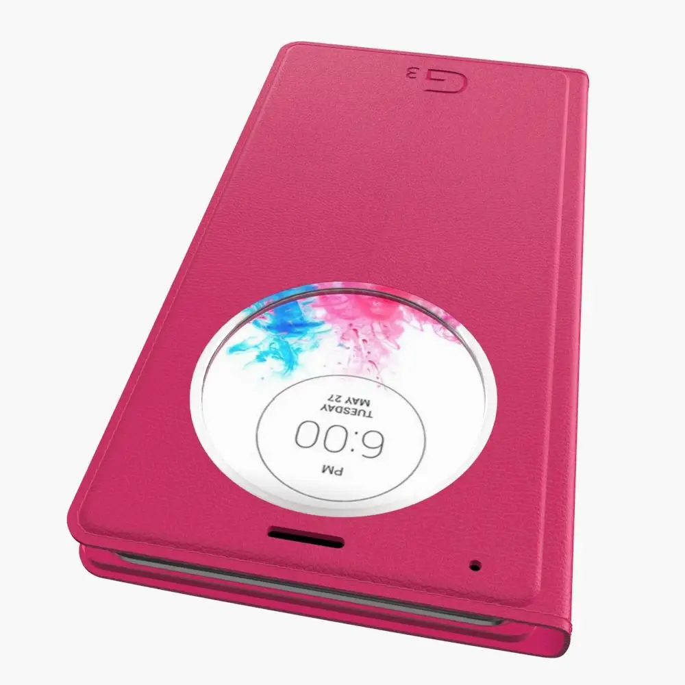 Функция автоматического отключения для LG G3 D850 D851 D855 чехол с умным окошком для просмотра откидной кожаный чехол-накладка на заднюю панель