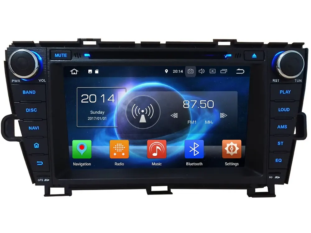 " Восьмиядерный 4G Android 9,0 4 Гб ОЗУ 64 Гб ПЗУ RDS автомобильный DVD мультимедийный плеер Радио Стерео gps ГЛОНАСС для Toyota Prius 2009