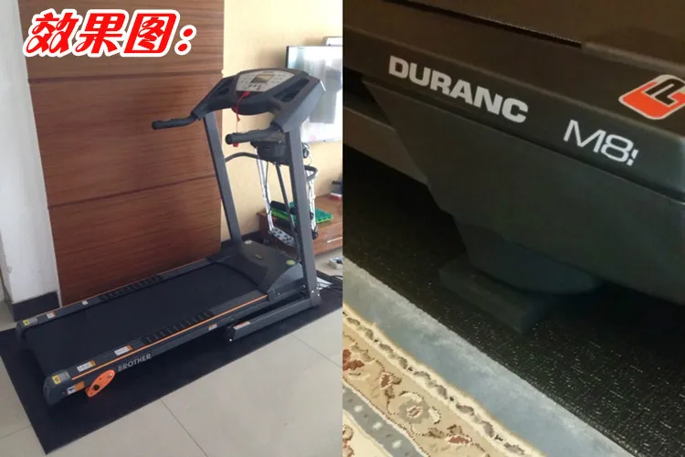 Коврик для беговой дорожки изоляционный коврик утолщенный беззвучный мягкий из