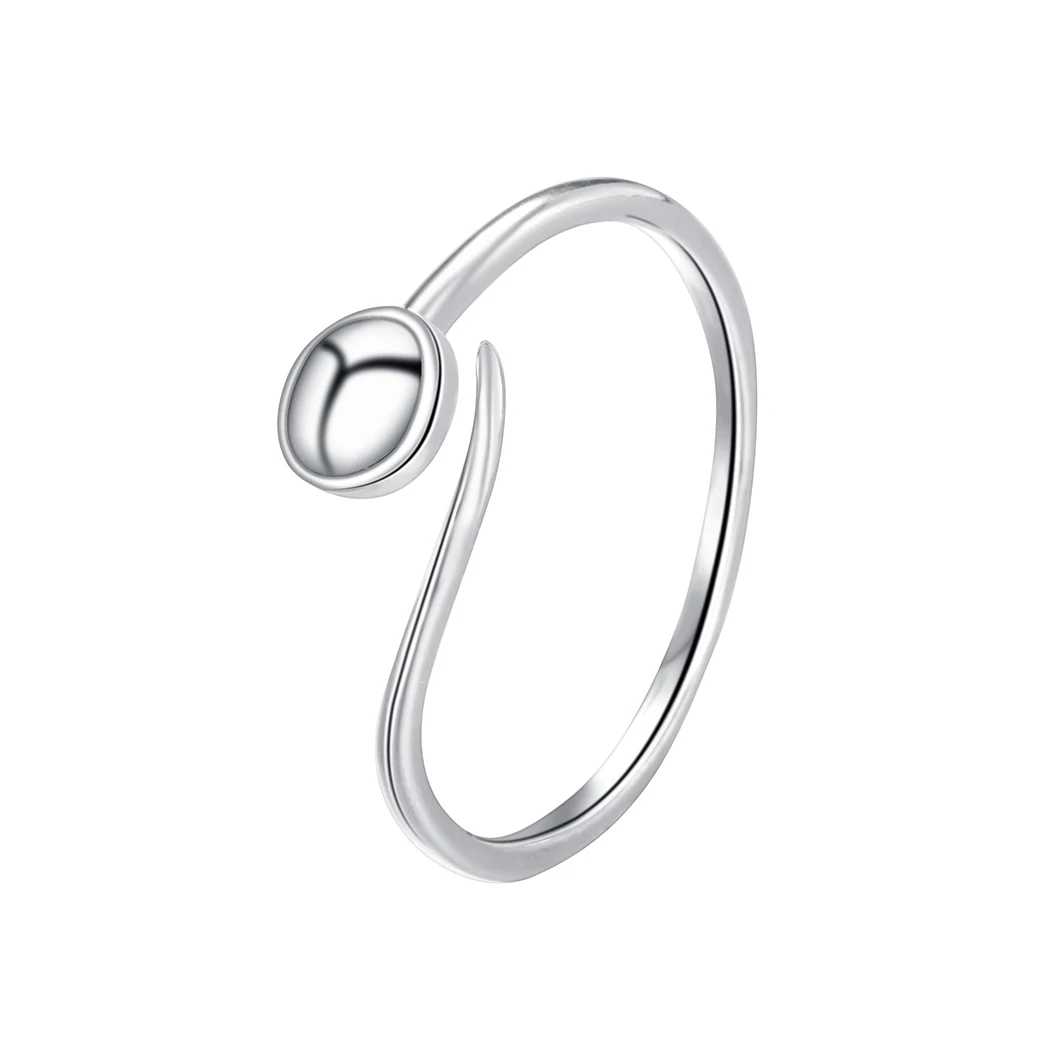 QIMING модные костяшки Простые Кольца для женщин Регулируемый Миди палец кольцо