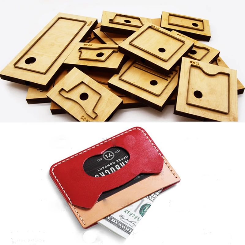 

DIY leather craft pig head nose hollowed cute card holder die cutting knife mould hand machine punch tool