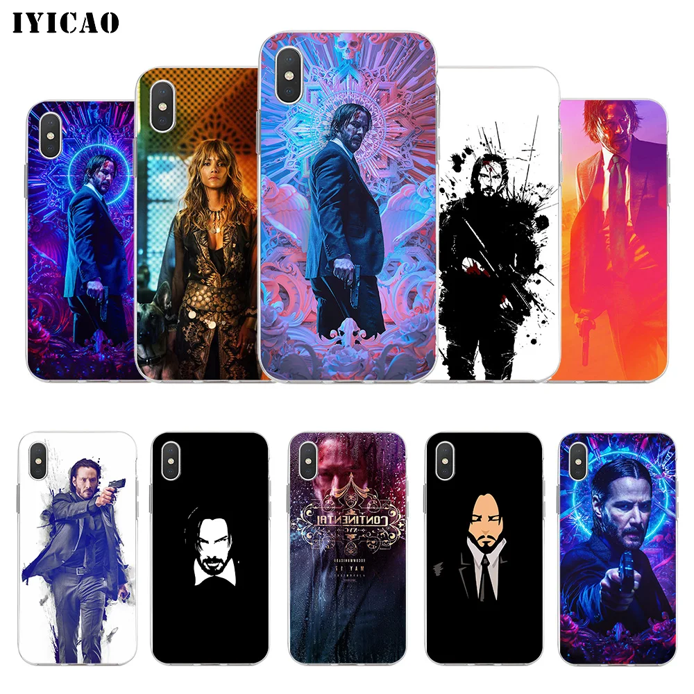 Мягкий силиконовый чехол IYICAO для iPhone X XR XS MAX 6 6s 7 8 Plus 5 5S SE TPU|Чехлы-накладки| |