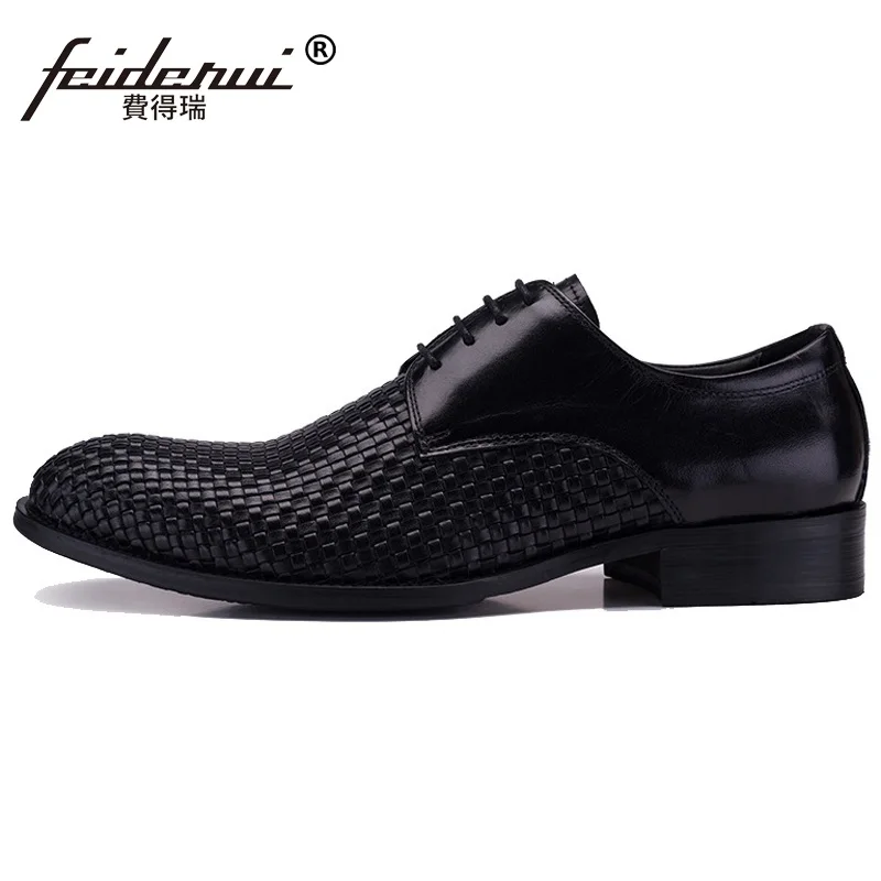 Лидер продаж Мужские модельные туфли ручной работы на плоской подошве мужские