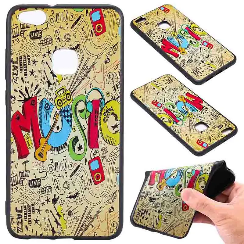 For HUAWEI P10 P20LITE Phone Case Soft TPU Silicon Huawei P8 LITE 2017 Unicorn Printed Covers Fundas |