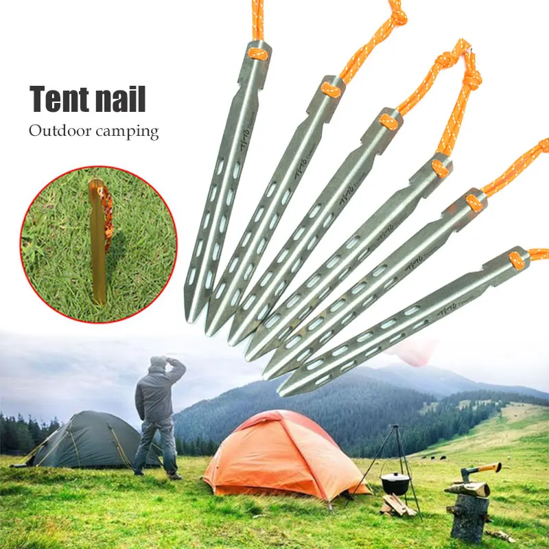 Титановые профессиональная палатка для ногтей снег влага колышки палатки
