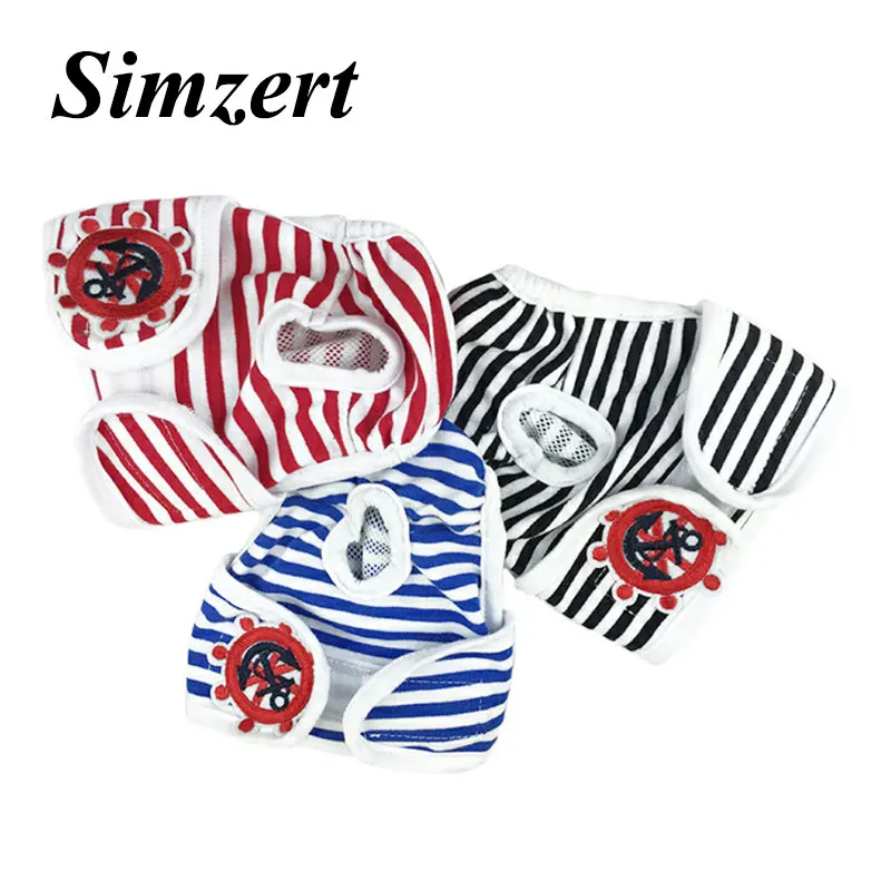 Simzer трусики для собаки менструации моющееся нижнее белье подгузник собак