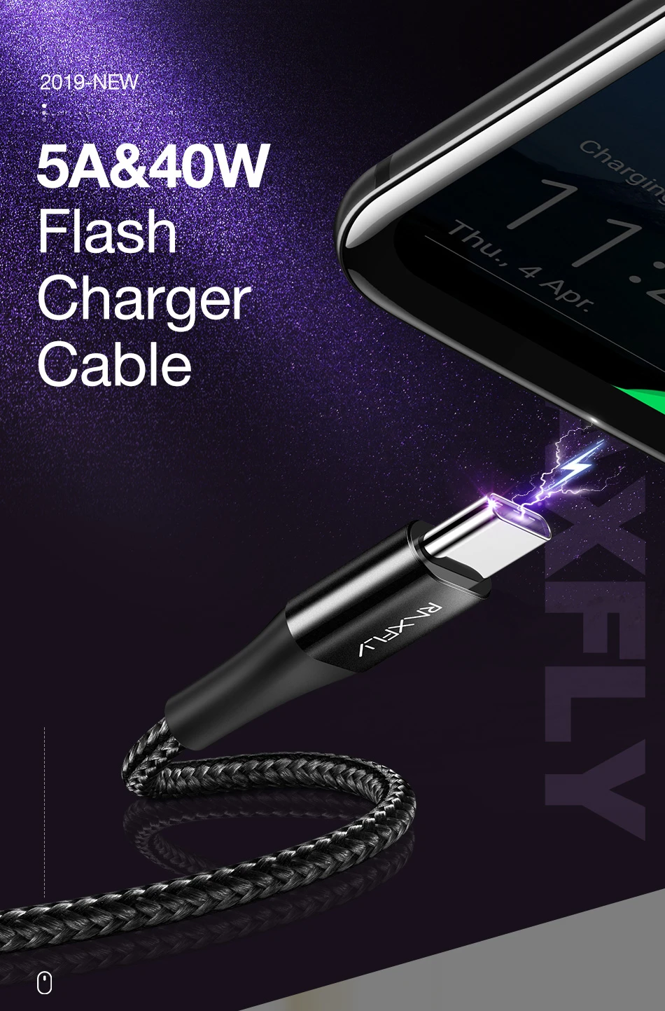 RAXFLY 5A usb type C кабель супер Зарядка для huawei P30 Pro mate 20 Pro 40 Вт Быстрая зарядка USB C зарядное устройство для samsung S10 Xiaomi 9