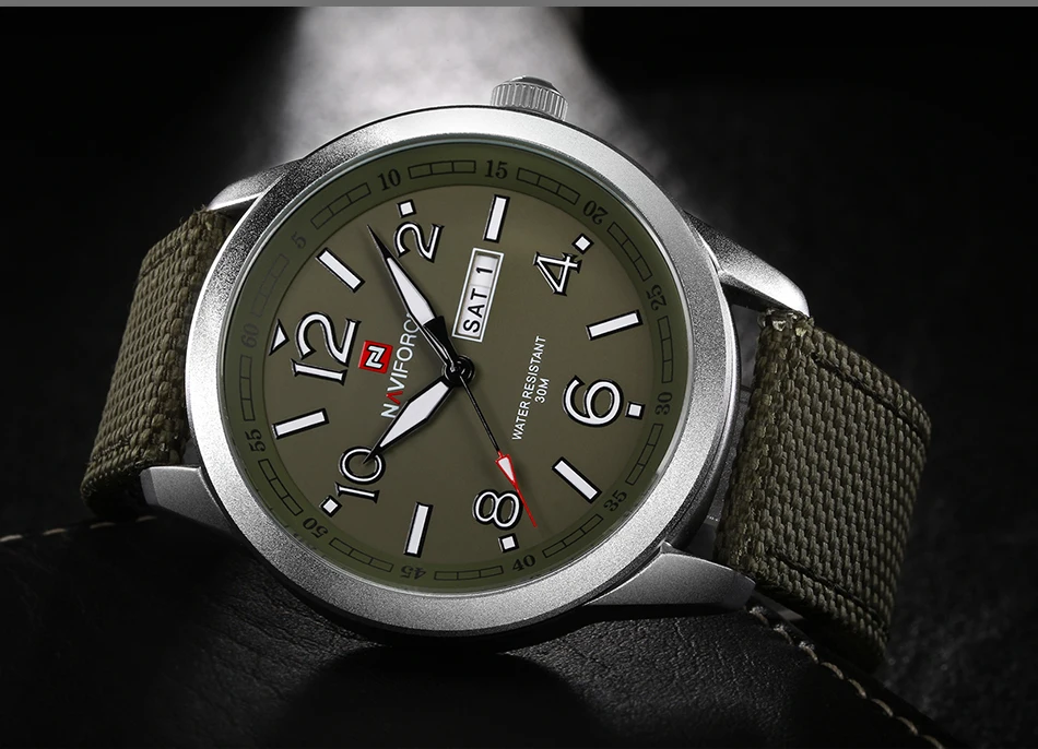 Новые часы naviforce модные мужские топ брендовые роскошные мужские s нейлоновый ремешок наручные часы Мужские кварцевые спортивные часы relogio masculino