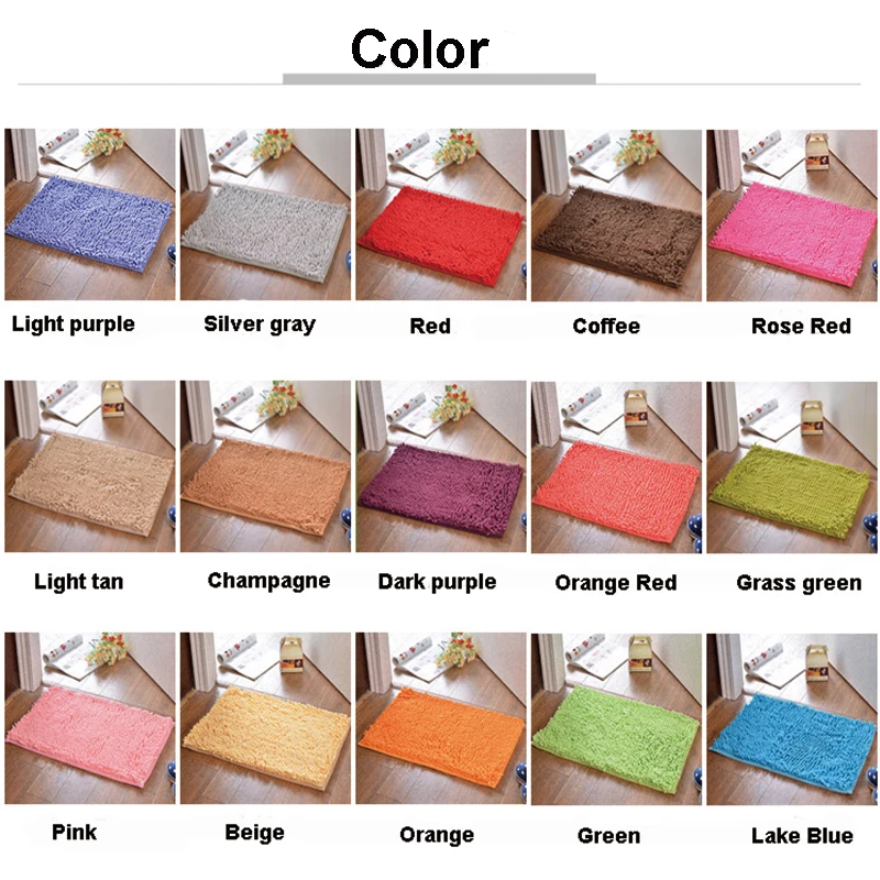Модный напольный коврик для ванной водопоглощающий ворсистый кухонный двери и