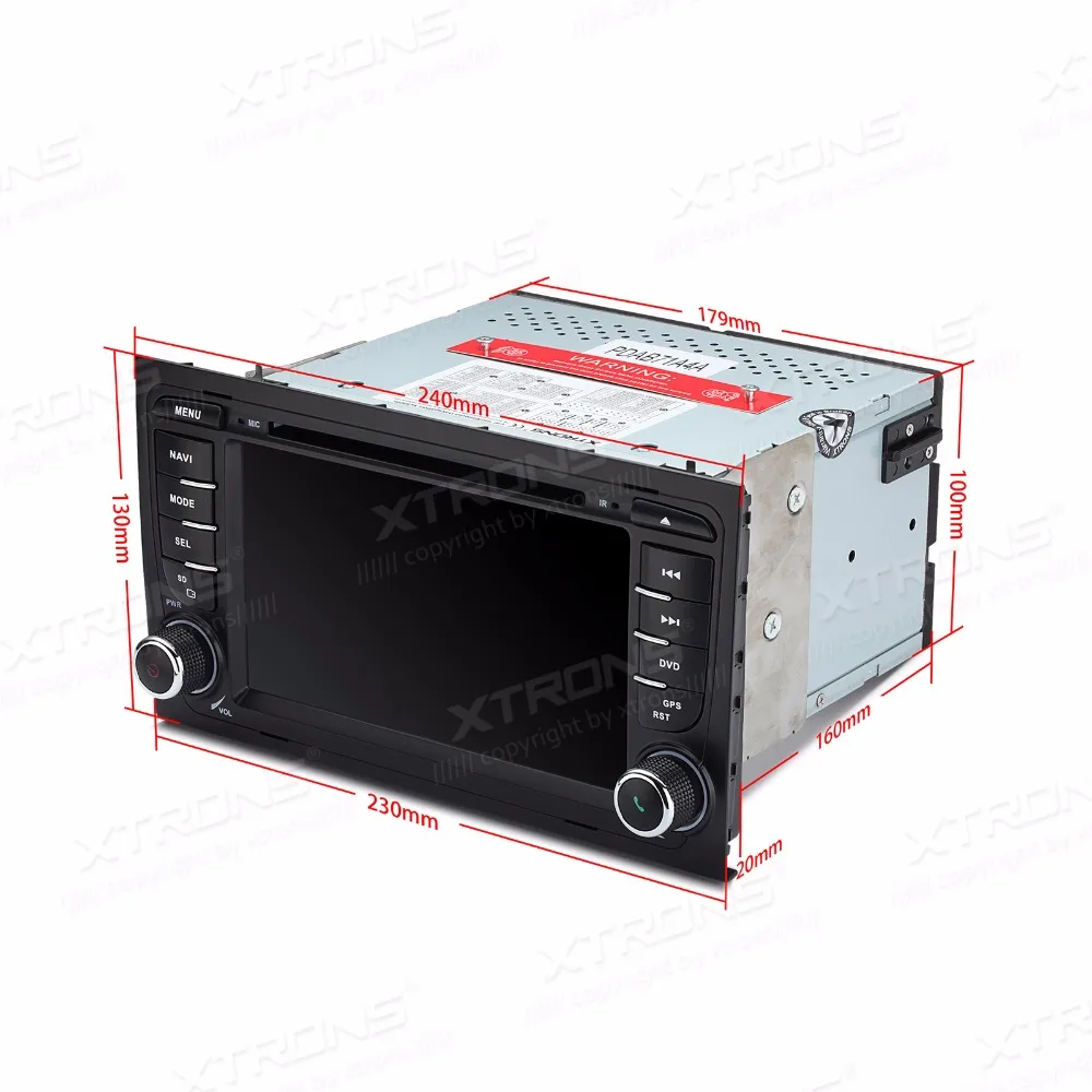 XTRONS 7 &quotHD цифровой сенсорный экран DAB + Canbus GPS навигация автомобильный DVD плеер