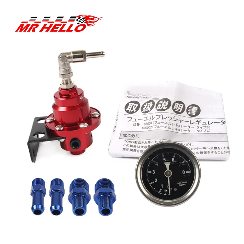

Mr New Universal Adjustable Fuel Pressure Regulator tomei type With original gauge and instructions