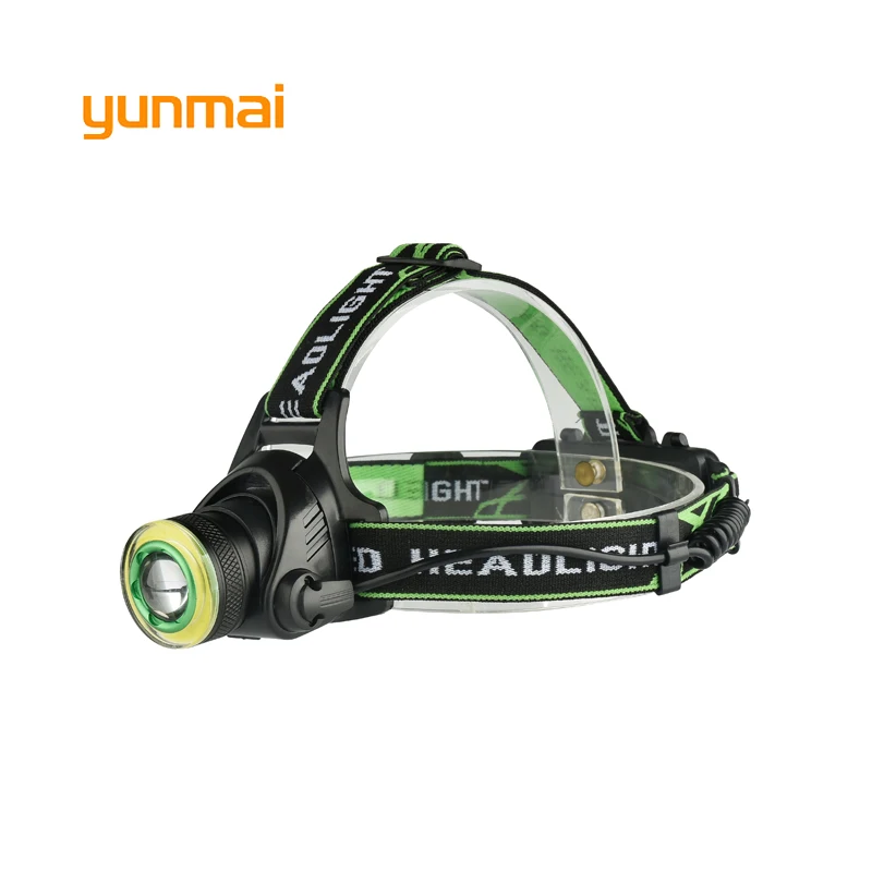 Yunmai 10000lm налобный фонарь с зумом USB новый XM T6 COB фара светодиодный фонарик