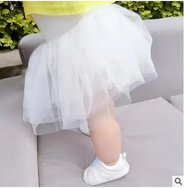 Коллекция 2017 года летняя юбка для малышей платье-пончо из пряжи и тюля девочек