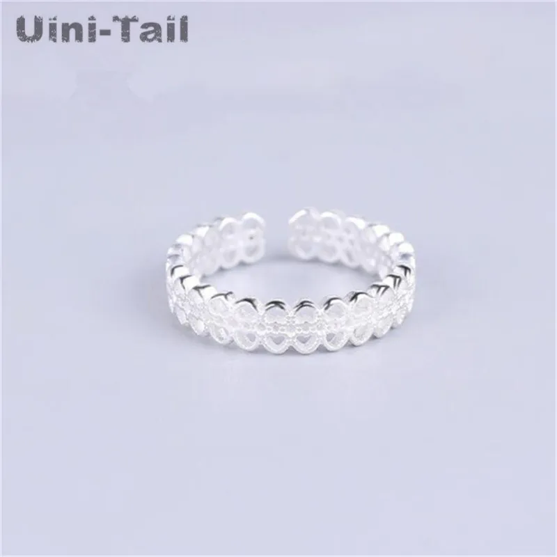 Кольцо Uini-Tail женское открытое из стерлингового серебра 925 пробы | Украшения и