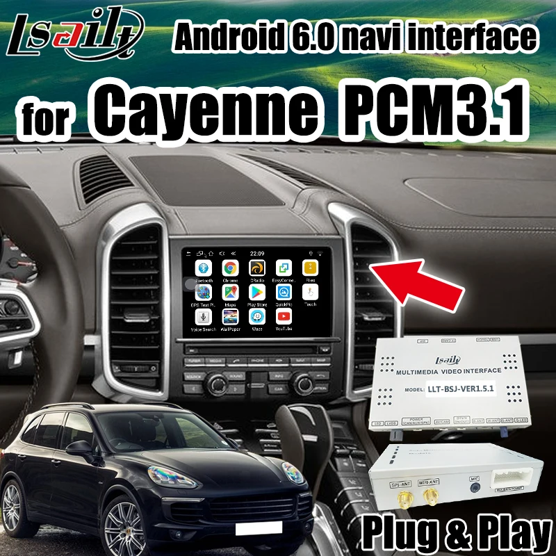 Автомобильный GPS навигатор на Android для Porsche Cayenne Panamera PCM 3 1 видеоинтерфейс с