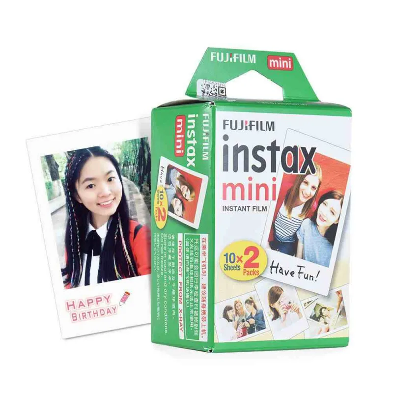 20pcs Новая мгновенная пленка белая пленка фотобумага для камеры Fujifilm Instax серии 10/20 листов - Цвет: 20pcs