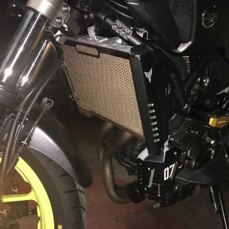 Для Yamaha Mt-07 Mt07 Fz 07 2017 2016 решетка радиатора боковая крышка защита для Mt Fz07 Fz-07 2014 2015 20