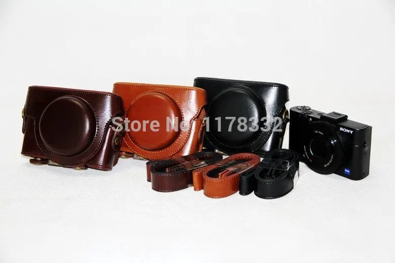 Кожаный чехол для камеры Sony RX rx100/RX100II/RX100III M3 rx100 iii 100 ii камеры|camera bag|bag forrx |
