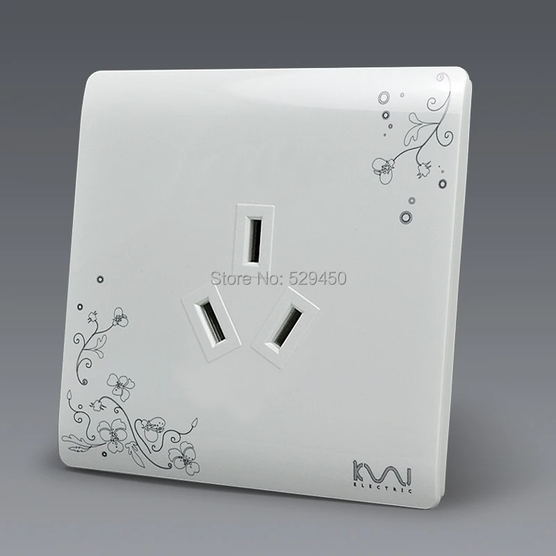 COSWALL модная настенная электрическая розетка с 3 отверстиями AC 110 ~ 250 В|socket f|socket