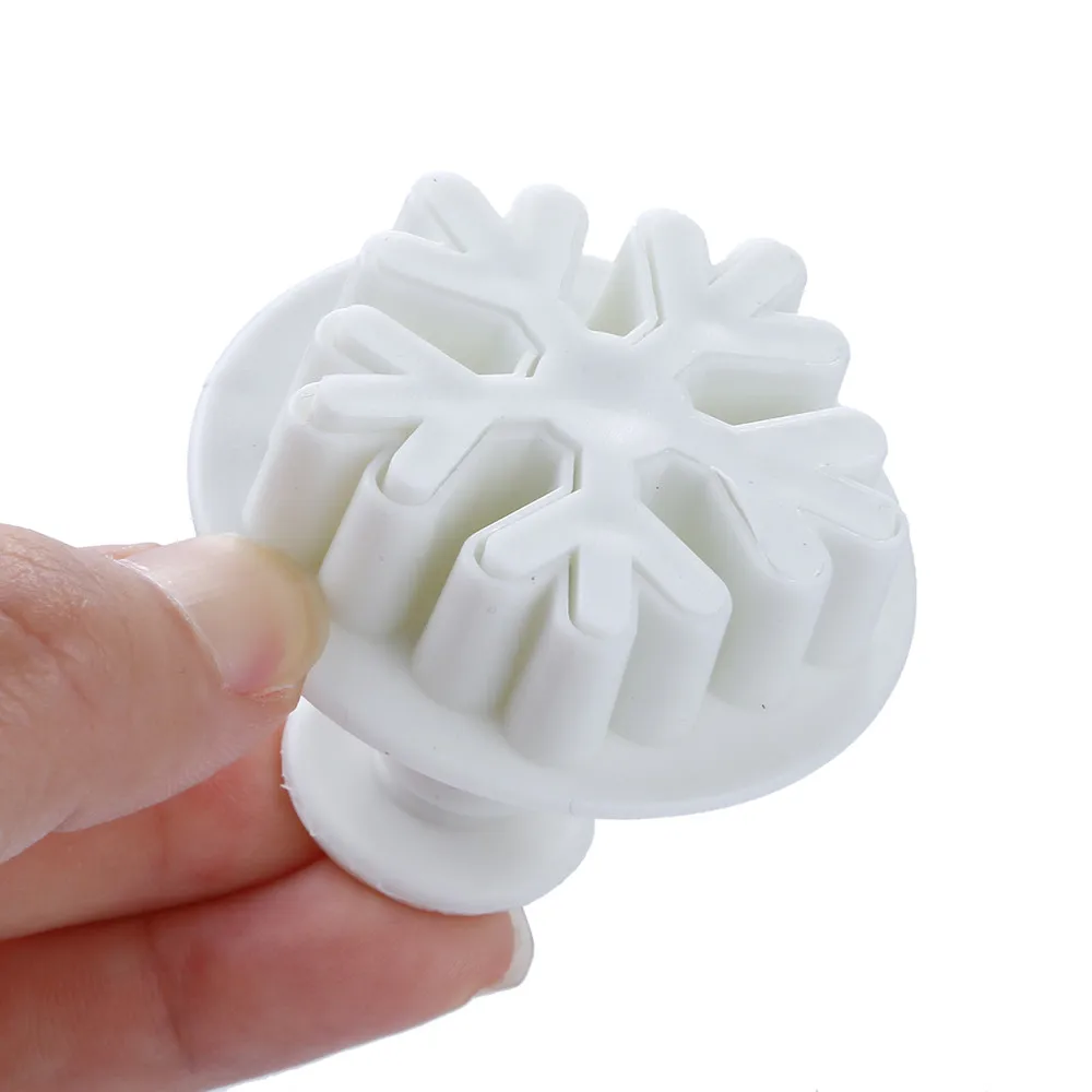 3 шт. Форма для пирога &quotСнежинка&quot Снежный Цветок форма торта инструменты