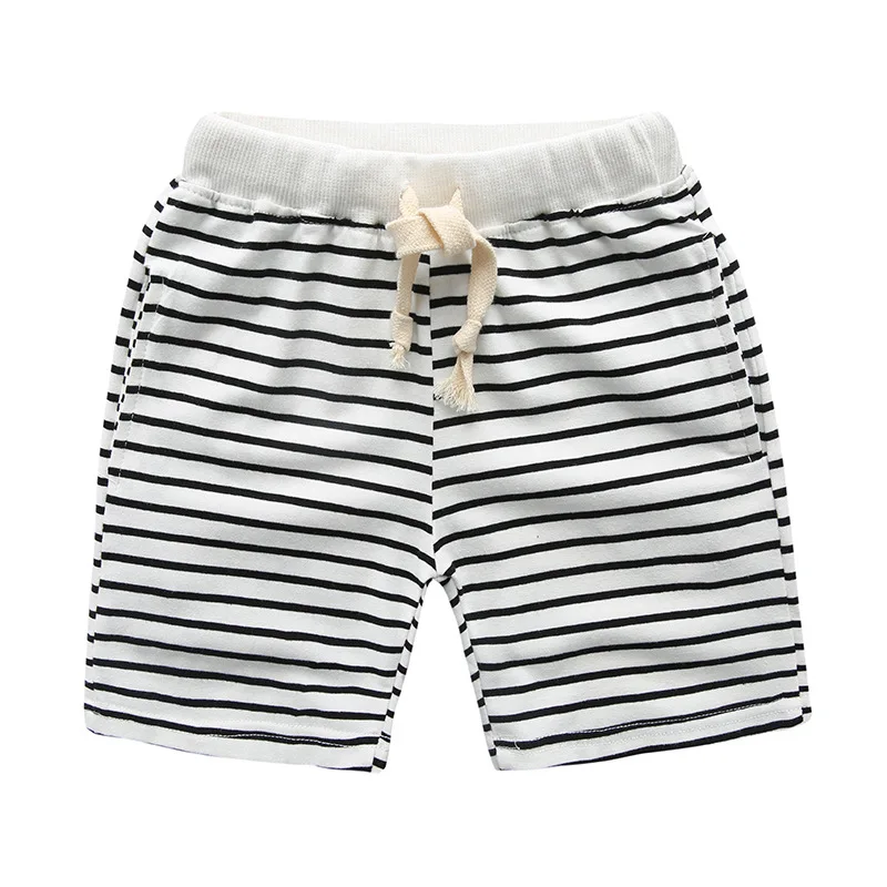 Fashion Boy Pants Kids Summer Trousers Children Pants for Baby Boys Shorts beach loose cheap cool stripe black white girls