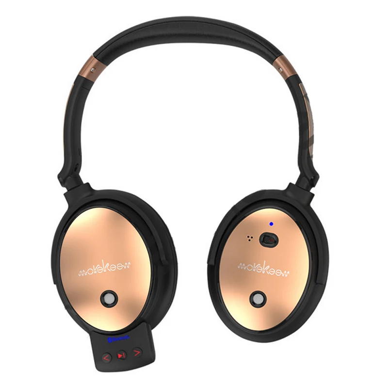 Активный Шум шумоподавлением Bluetooth гарнитура Беспроводной Наушники Hi-Fi стерео