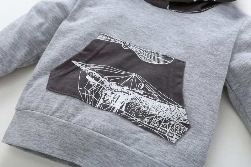 Демисезонный для маленьких мальчиков 2 шт. комплект одежды детский Детская