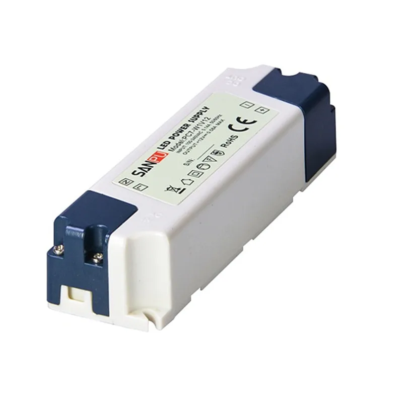 Светодиодный пластиковый корпус водонепроницаемый источник питания DC12V DC24V