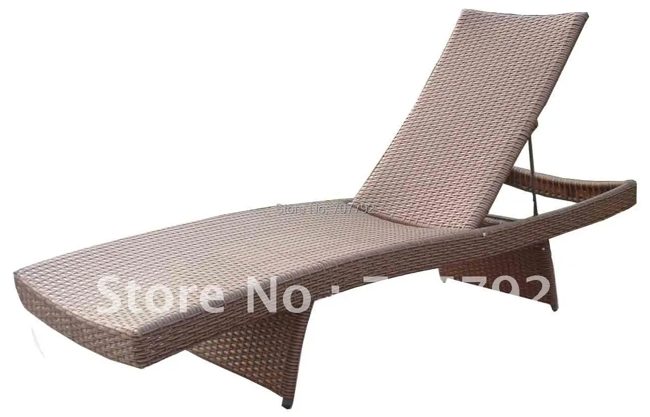 Элегантный черный стул из ротанга|deck chair|deck furniturefurniture black |