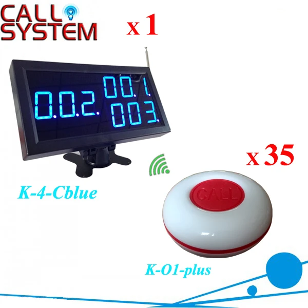 

Cheapest Digital customer press buzzer for service used in the restaurant/cafe/hospital/clinic 1 minitor 35 bells