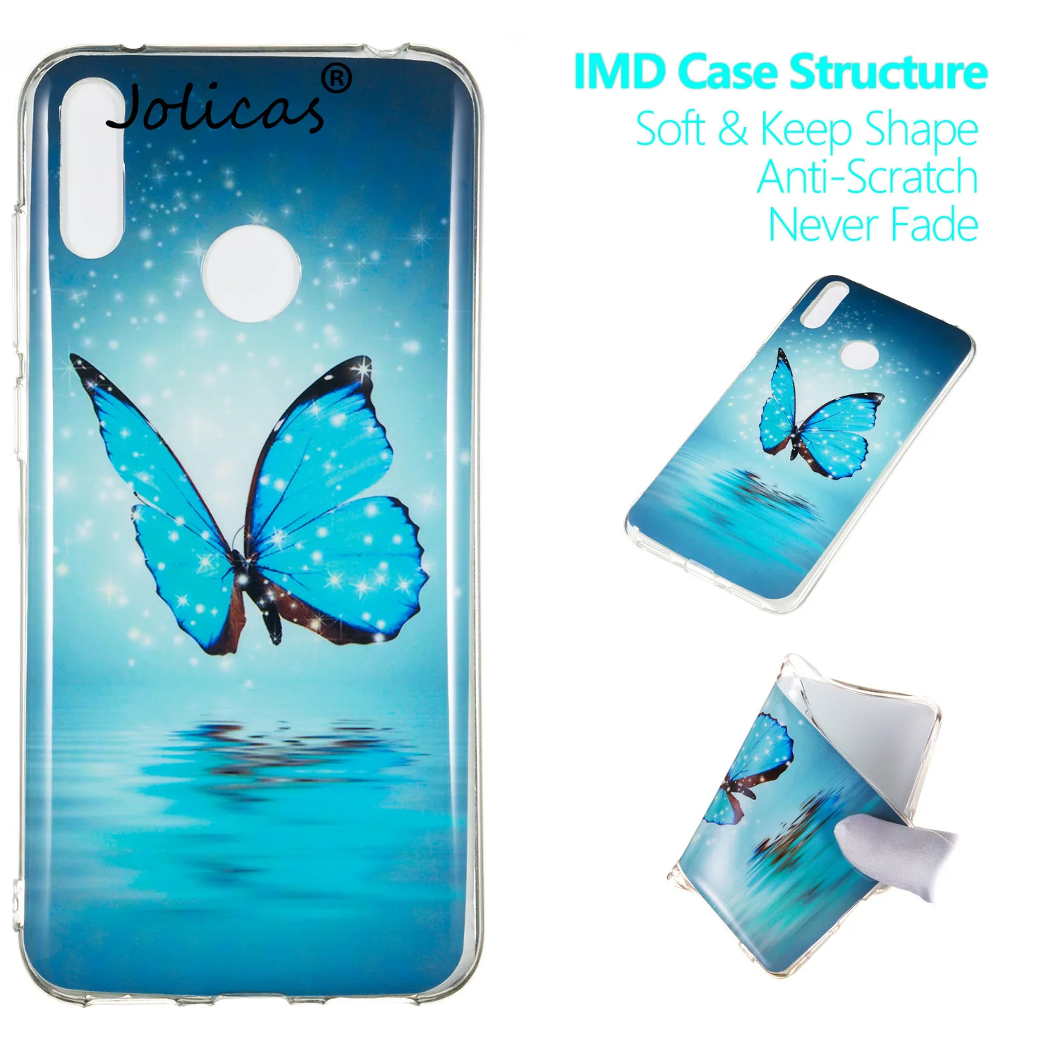 Чехол для телефона huawei Honor 10 Бабочка СПС estuche Enjoy 7 S 9 Lite mate Pro 20 мягкий чехол из