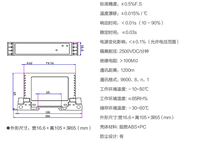 RS485 Modbus Slave to 4-20MA 0-10V 0-5V аналоговый ток напряжение выход AO модуль изоляции конвертер RS-485 Modbus RTU, din-рейка