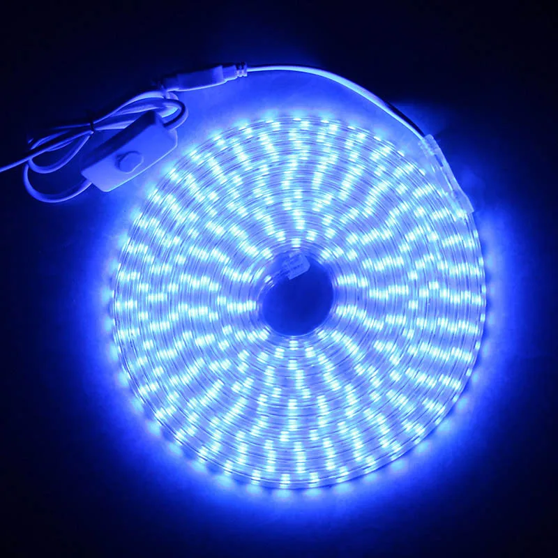 Светодиодная водонепроницаемая лента LAIMAIK с переключателем ВКЛ./ВЫКЛ. 220 В