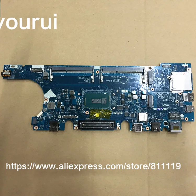 

Yourui для Dell Latitude E5250 ноутбук для материнская плата ZAM60 LA-A891P 7WRRW 07WRRW CN-07WRRW w/ i5-5300 Процессор