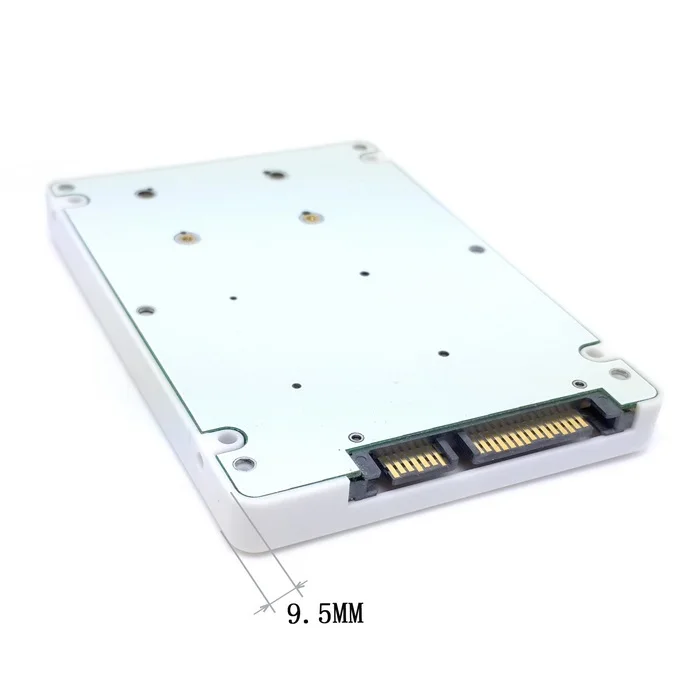 50 шт./лот мм mini PCI E mSATA SSD до 9 5 2 &quotSATA 22pin жесткий диск корпус белый|disk controller|disk bootdisk