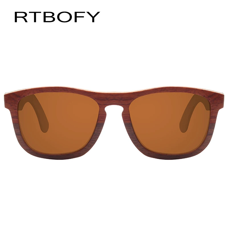 RTBOFY 2017 Горячая Распродажа деревянные солнцезащитные очки Квадратные для
