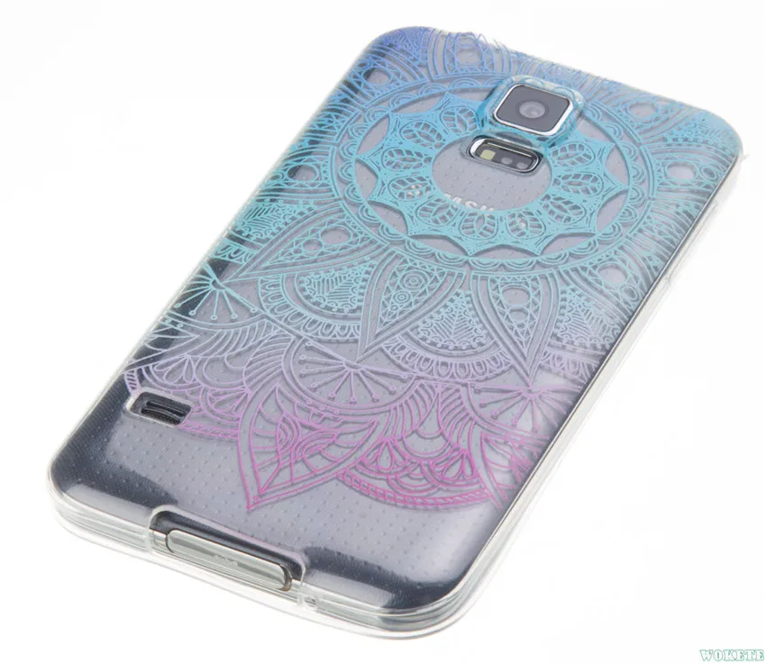 Новый Оболочки Ультра тонкий прозрачный ТПУ печати мода высокого качества