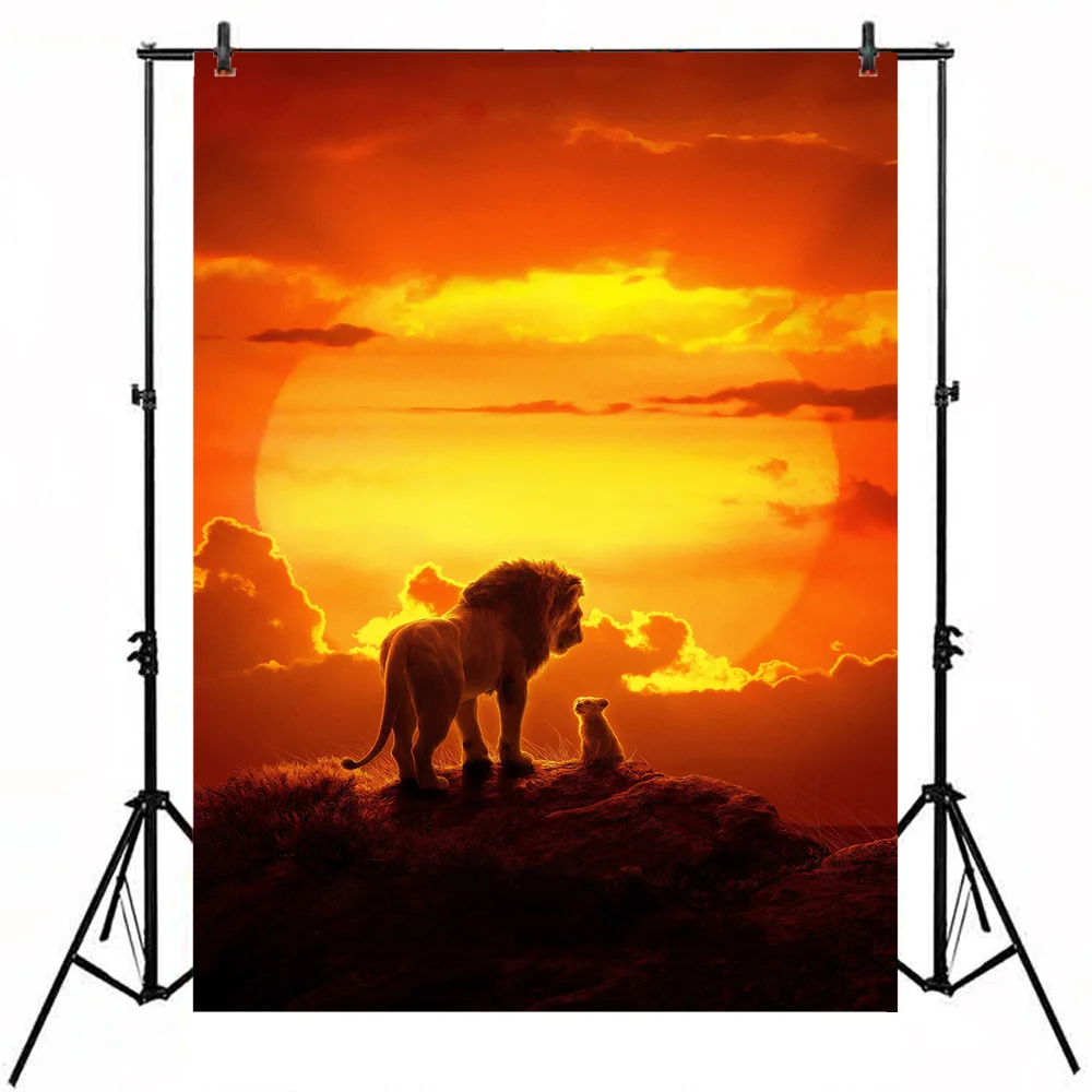 Фон Colorwonder 5x7 с изображением короля льва для восхода солнца счастливых мальчиков