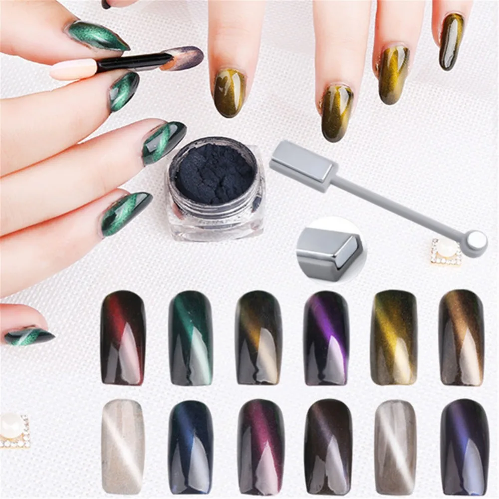 1 шт Nail Art удвоенный магнит нажмите с силой так Ручка кисти акриловые &quotсделай