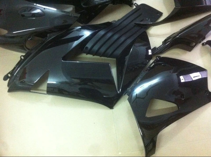 Набор обтекателей для Kawasaki Ninja ZX14R 06 11 черные Обтекатели 2006 2011 HB15| |