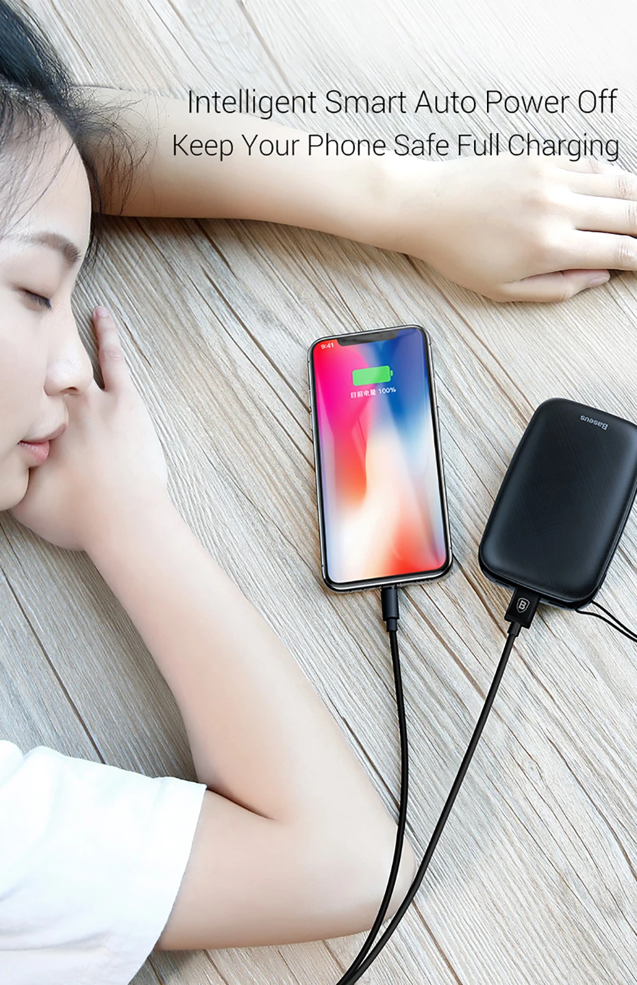 Baseus 10000 мАч Мини банк питания для iPhone X XR 8 портативный Банк питания быстрое зарядное устройство для samsung Xiaomi Внешний аккумулятор повербанк