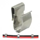 100 шт.лот из нержавеющей стали солнечные зажимы для кабелей фотоэлектрических установокзажим для фотоэлектрических кабелей