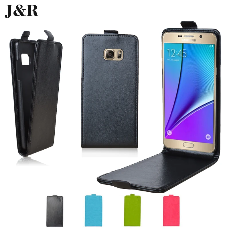 J &amp R брендовый чехол для samsung note 6 лучшее качество блестящая откидная Обложка на