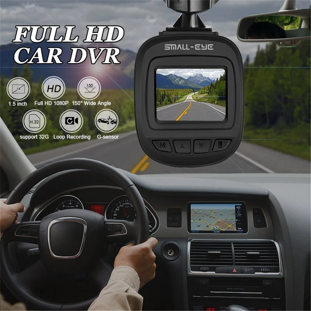 Маленький-EYE 1 5 &quotМини ЖК-экран Автомобильный dvr Novatek 96223 Автомобильная камера