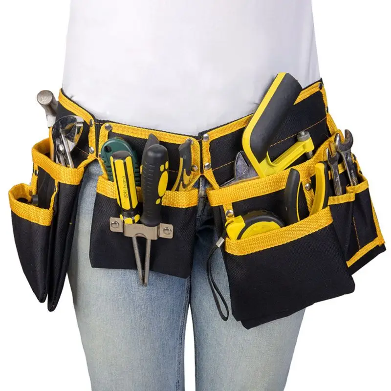 

Multi-pockets Oxford Cloth Tool Waist Bag Waist Pouch Belt Storage Holder Organizer Waist Pocket Case Bag