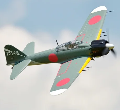 FMS 1100 мм Zero A6M5 электрический пульт дистанционного управления модель самолета PNP