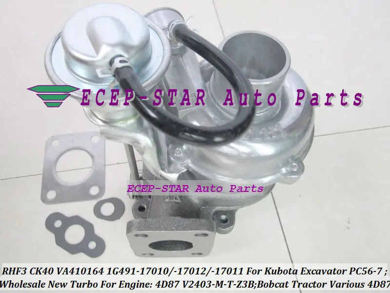 Бесплатная доставка RHF3 CK40 1G491 17011 17012 17010 турбо для экскаватора Kubota PC56 7 трактора