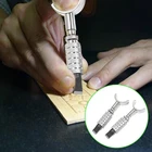 Новый Полезный Регулируемый ручной вращающийся инструмент сделай сам для резьбы по коже поворотный нож лезвие Набор инструментов